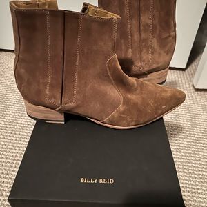 Miranda suede bootie by Billy Reid (Brown/Tobacco) Sz 8.5